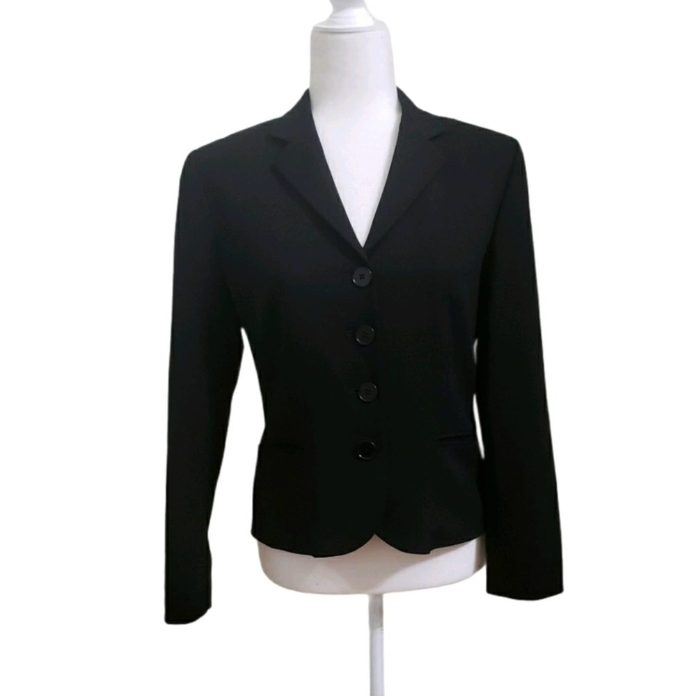 Lauren Ralph Lauren Black Button Up Blazer